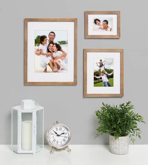 Kate and Laurel Gallery 8" x 10" Picture Frames with 5" x 7" Mat